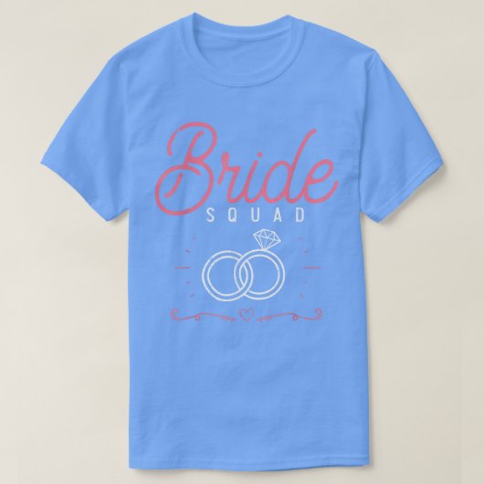 結婚パーティー 花嫁の友達  ブライズパーティー 女性たち Tシャツ (デザイン正面)