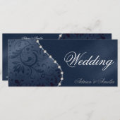 結婚パール招待状 招待状 (正面/裏面)