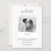 結婚フォトカード ウェディング セーブザデート マグネット (正面)