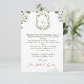 結婚フォーマルサンキューカード サンキューカード (スタンド正面)