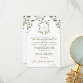 結婚フォーマルサンキューカード サンキューカード