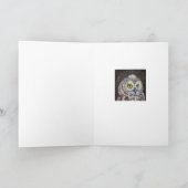 結婚フクロウ カード (内部)