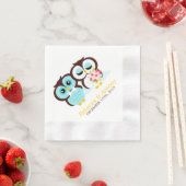 結婚フクロウ 縁ありカクテルナプキン (インサイチュ)