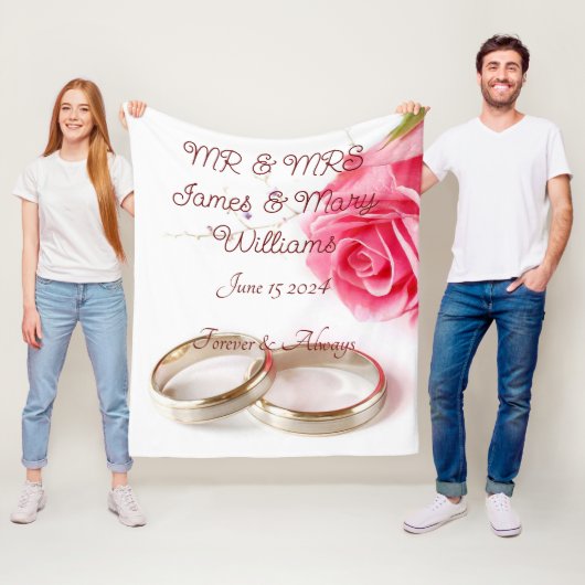 結婚フリースブランケット フリースブランケット (インサイチュ)