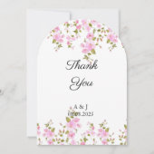結婚フローラサンキューカード 招待状 (正面)