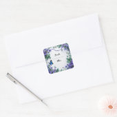 結婚フローラリース スクエアシール (封筒)
