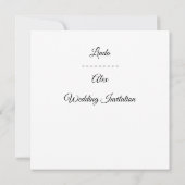 結婚フローラリース 招待状 (裏面)