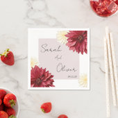 結婚フローラ スタンダードカクテルナプキン (インサイチュ)