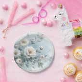 結婚フローラ ペーパープレート (パーティー)