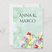 結婚フローラ 招待状 (正面)