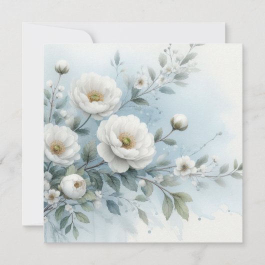 結婚フローラ 招待状 (正面)