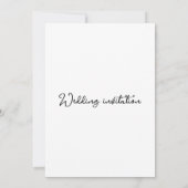 結婚フローラ 招待状 (裏面)