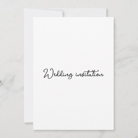 結婚フローラ 招待状 (裏面)