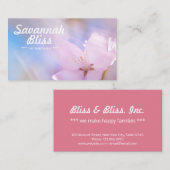 結婚ブローカーピンクのカスタマイズ 名刺 (正面/裏面)