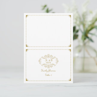 結婚プレイスカードテンプレート