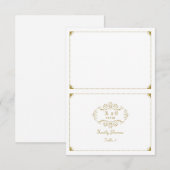 結婚プレイスカードテンプレート (正面/裏面)