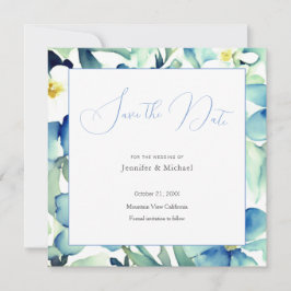 結婚プロフェッショナルミニマルかわいいフローラ セーブザデート