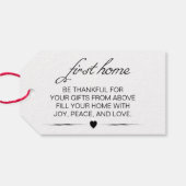 結婚マイルストーンワインバスケット最初の年 ギフトタグ (裏面横)