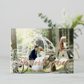 結婚モダンバラ結婚箔サンキューカード 箔シーズンカード (立ち正面)