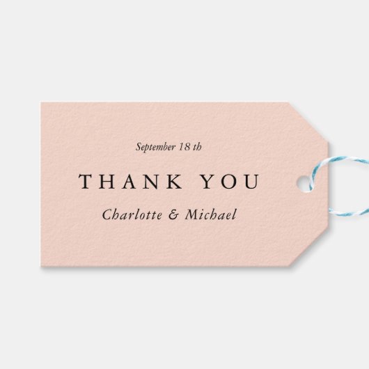 結婚モダンミニマルさん ギフトタグ (正面(横))