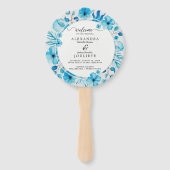 結婚モダン手扇 ハンドファン (裏面)