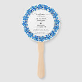 結婚モダン手扇 ハンドファン (正面)