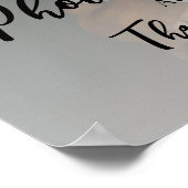 結婚モダン歓迎 ポスター (角)