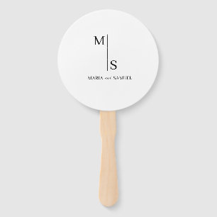 結婚モノグラムエレガントミニマシンプルリスト ハンドファン