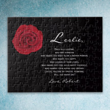 結婚ユニークの申し出で結婚してパズル