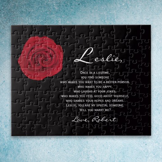 結婚ユニークの申し出で結婚してパズル ジグソーパズル