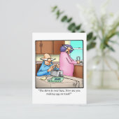 結婚ユーモアのはがき「斑点」 シーズンポストカード (スタンド正面)