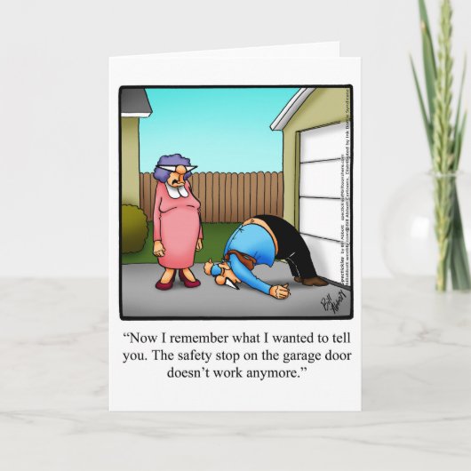 結婚ユーモア空白のグリーティングカード「斑点」 カード (正面)