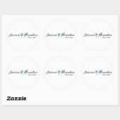 結婚ラベル016 ラウンドシール (シート)