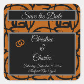 結婚ラベル スクエアシール (正面)