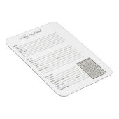 結婚リストテンプレート マグネット (右側)