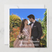 結婚リハーサル+カップル写真+招待状 (正面)