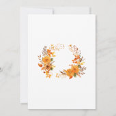 結婚リングや輪スエレガントホワイト結婚ズ 招待状 (裏面)