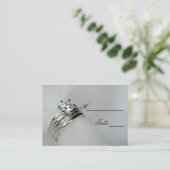 結婚リングや輪座席表 プレイスカード (スタンド正面)