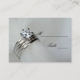 結婚リングや輪座席表 プレイスカード