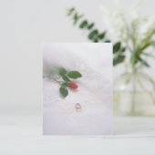 結婚リングや輪枕 ポストカード (スタンド正面)