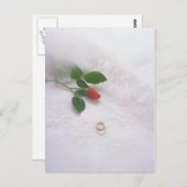 結婚リングや輪枕 ポストカード (正面/裏面)