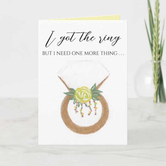 結婚リングや輪 カード (正面)