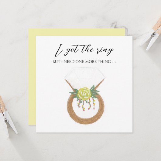 結婚リングや輪 カード (正面/裏面インサイチュ)