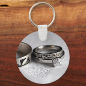 結婚リングや輪 キーホルダー (正面)