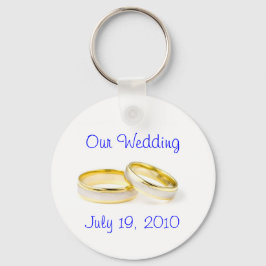 結婚リングや輪 キーホルダー
