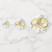 結婚リングや輪 コンフェッティ (正面)