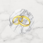 結婚リングや輪 コンフェッティ (スモール正面)