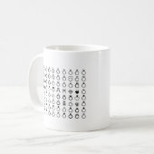 結婚リングや輪 コーヒーマグカップ (正面左)