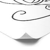 結婚リングや輪 ポスター (角)