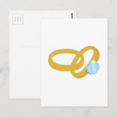 結婚リングや輪 ポストカード (正面/裏面)